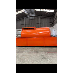 Citerne pour gasoil avec bac de rétention